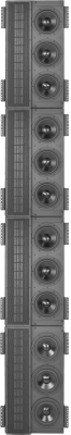 Wisdom Sage Cinema series high performance in-wall speaker with multiple drivers and sleek vertical design delivering immersive sound and discreet integration for luxury home audio systems