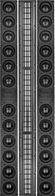 Wisdom Sage series high performance in-wall speaker with multiple drivers and sleek vertical design delivering immersive sound and discreet integration for luxury home audio systems