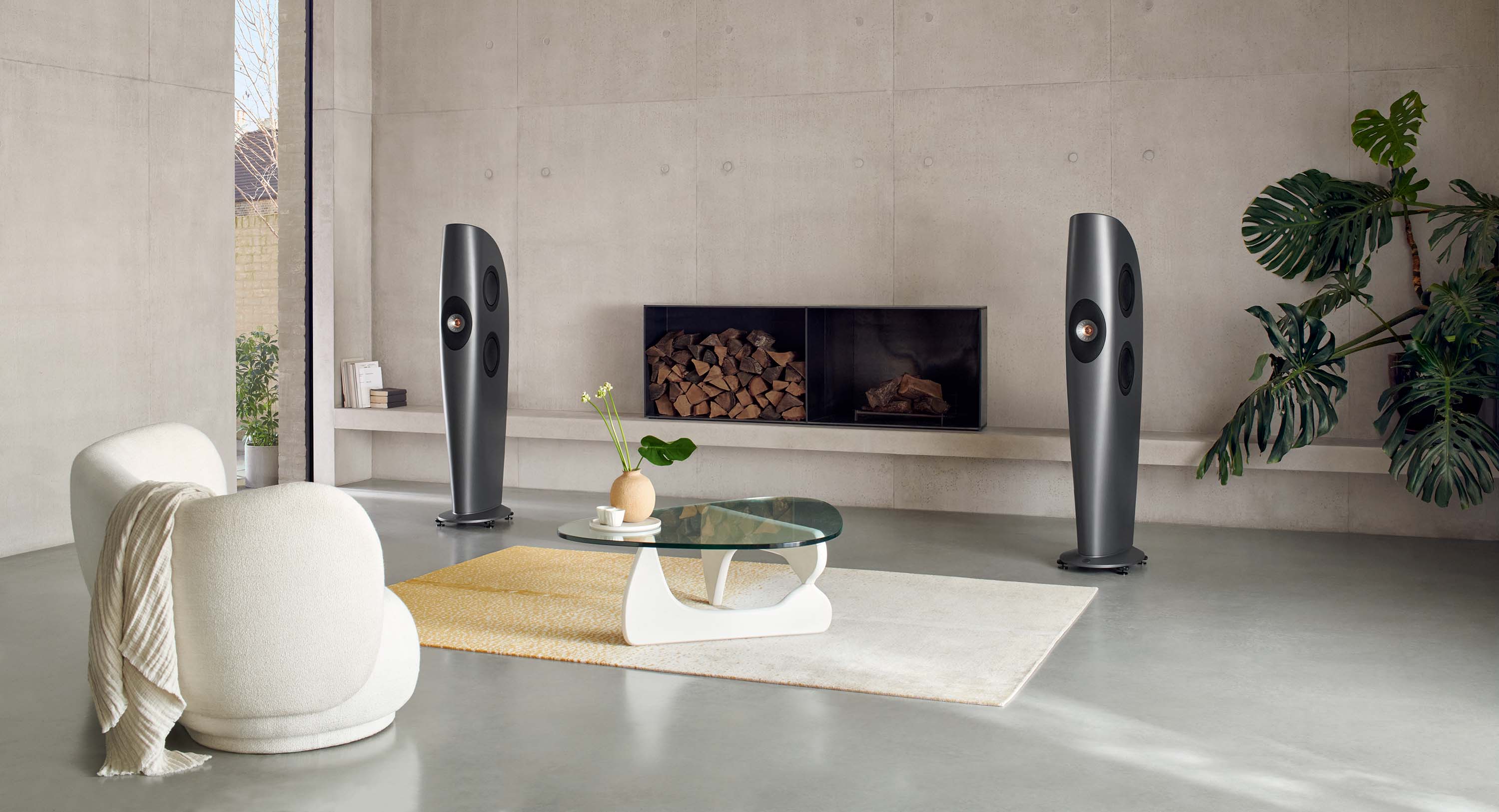 kef technology in listening room