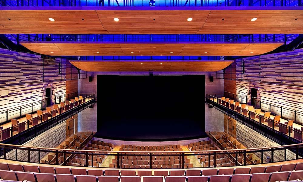 Shure microphone on desk