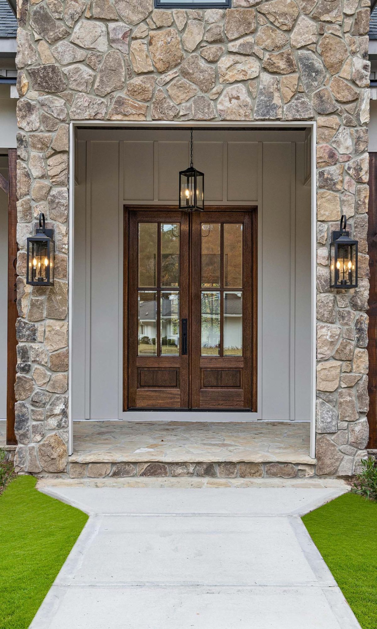 smart home technology with crestron touchpad next to bed