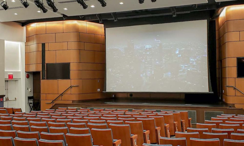 Shure microphone on desk