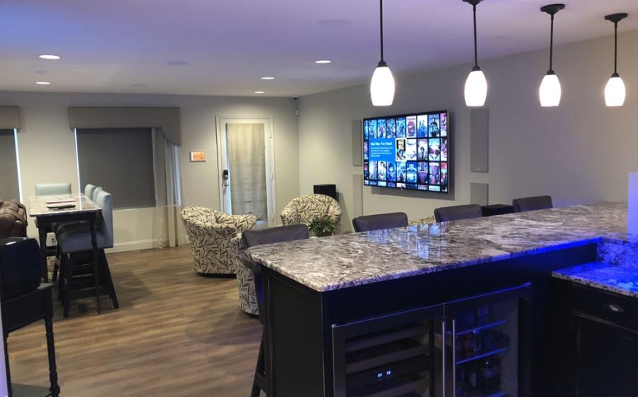 man working on blueprints