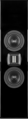 Wisdom Insight series high performance on-wall speaker with multiple drivers and sleek vertical design delivering immersive sound and discreet integration for luxury home audio systems