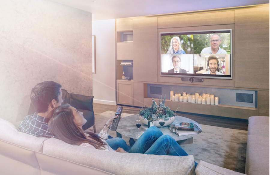 Want Business Quality Videoconferencing at Home? Meet Crestron HomeTime